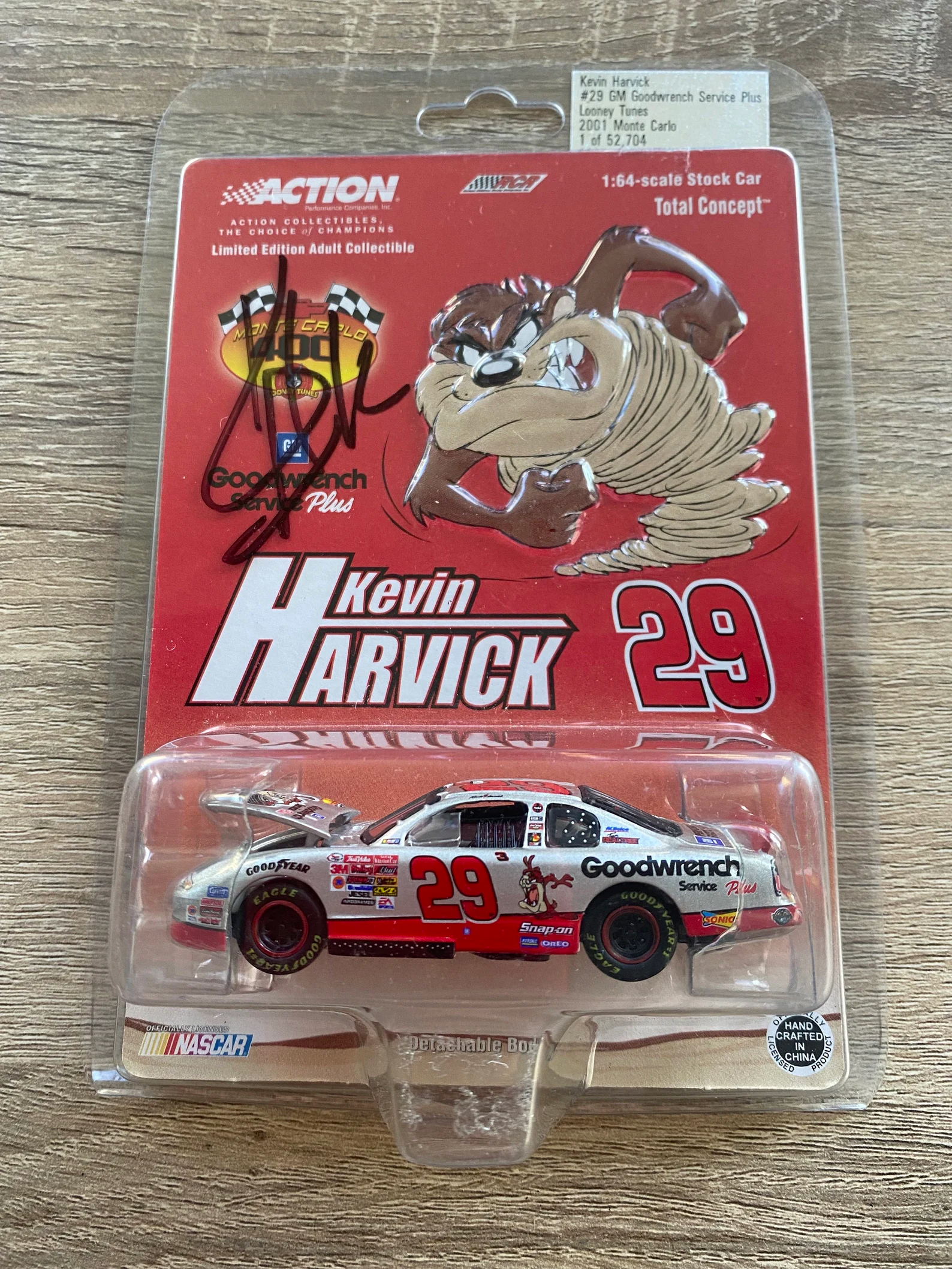 Kevin harvick cheap autographed diecast