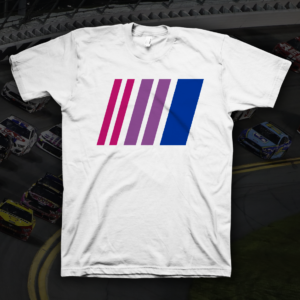 NASCAR Bisexual Pride Logo T-Shirt