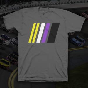 NASCAR Nonbinary Pride Logo T-Shirt